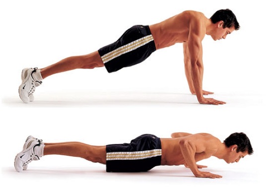 push ups oefening